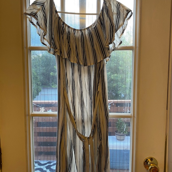 Off the shoulder striped dress 💚 - Picture 4 of 5